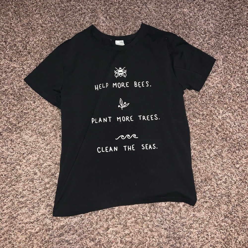 black shirt